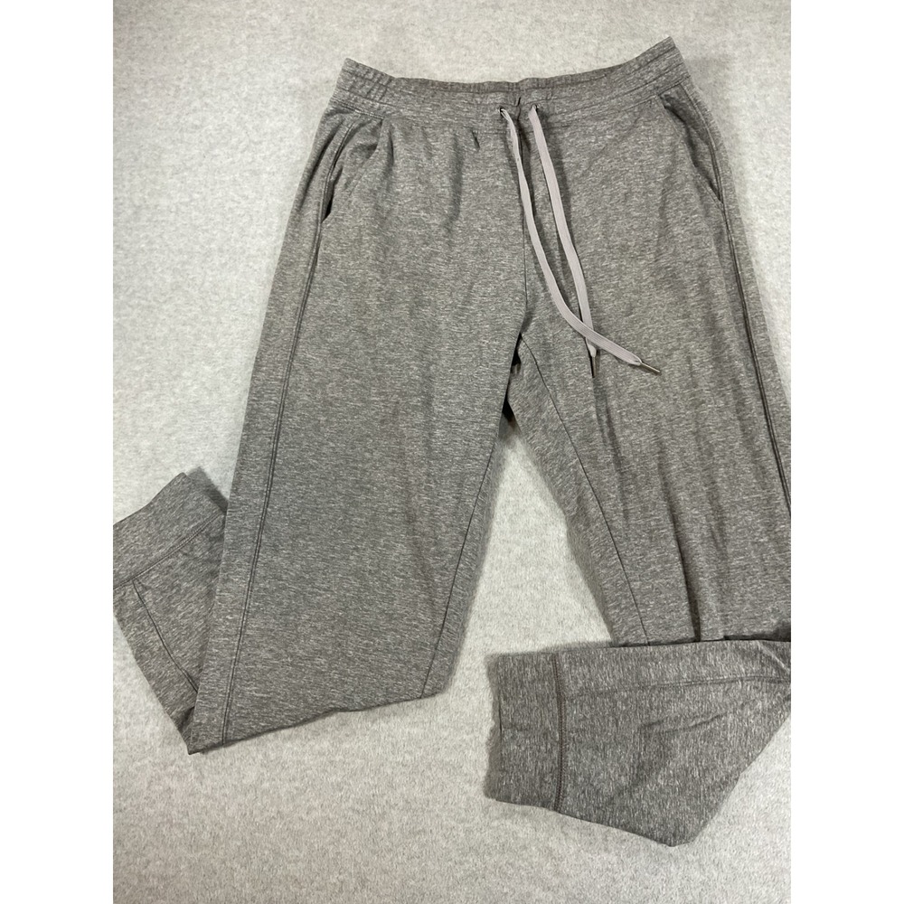 American Eagle Mens Gray Heathered Drawstring Jogger Sweatpants Size M 2820